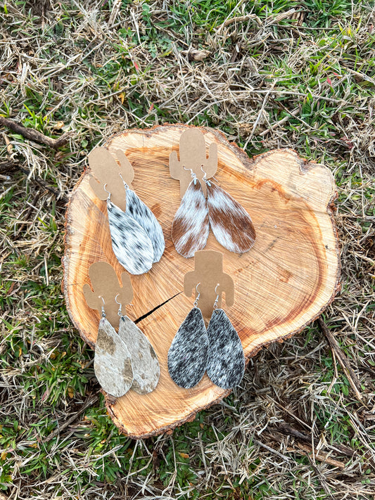 Large Cowhide Drops